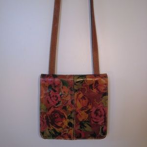 Patricia Nash Floral Granada Leather Crossbody